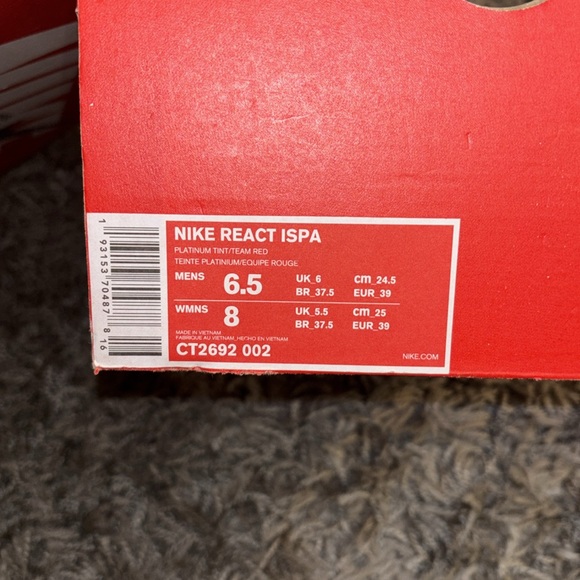 Nike React WR ispa Platinum Volt - Picture 11 of 11